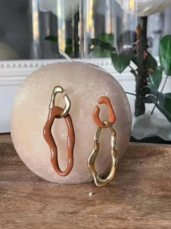 Boucles D'Oreille Marron Doris