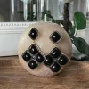 Boucles D'Oreille Noir Adele