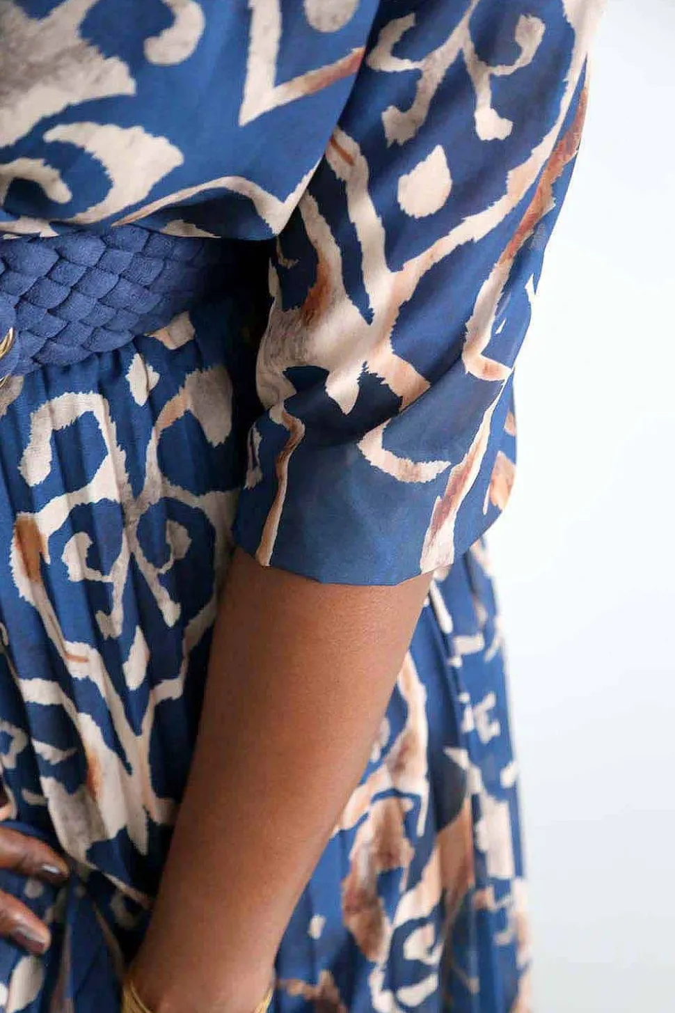 Ceinture Elastique Bleu Meline