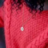 Collier Melanie Rouge