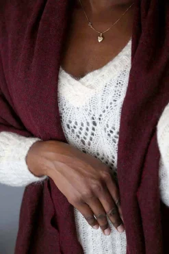 Echarpe Rouge Bordeaux Fiona