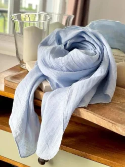 Foulard Bleu Brume Emery