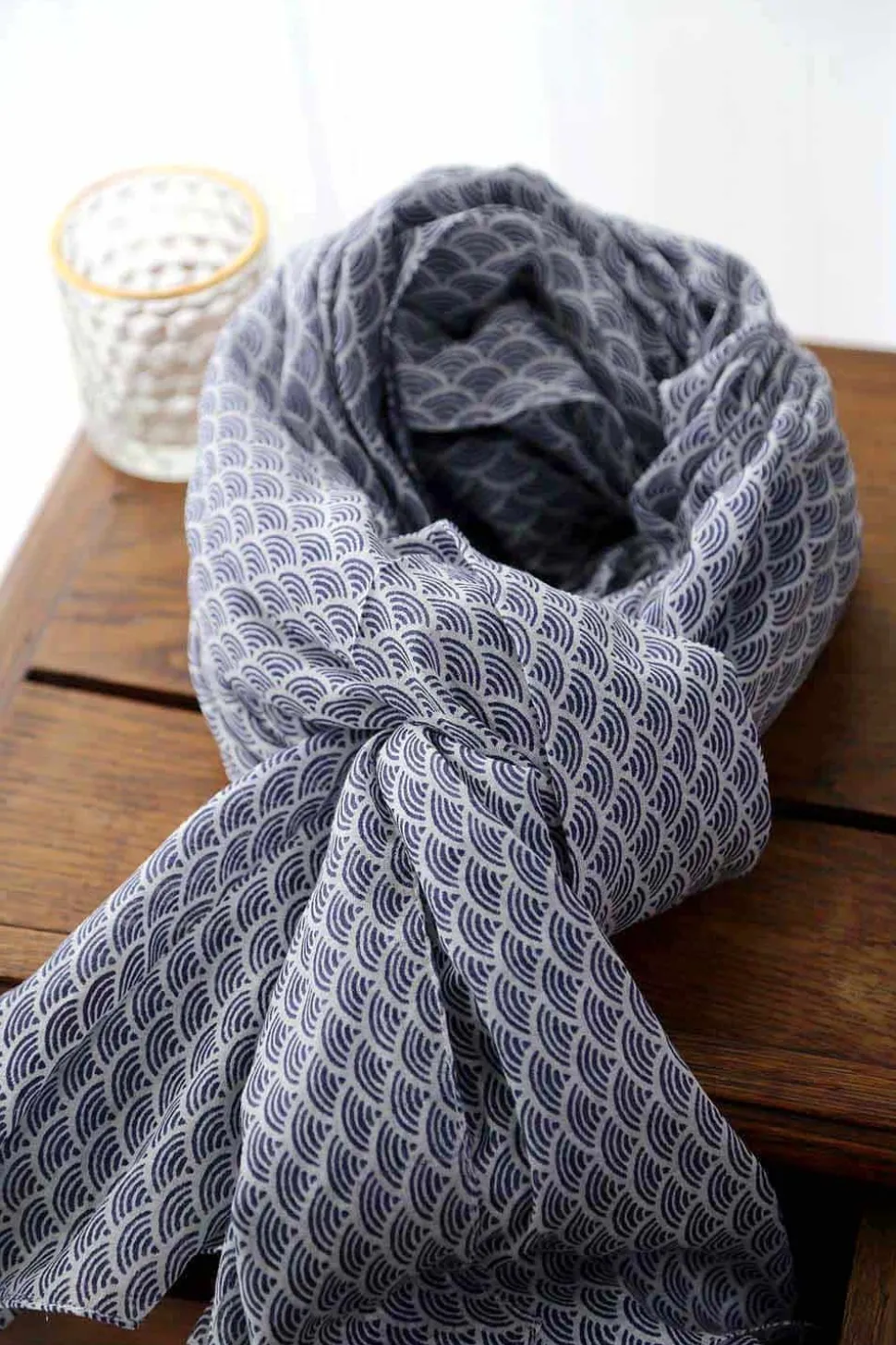 Foulard Homme Bleu Sawyer