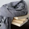 Foulard Homme Gris Fonce Louis