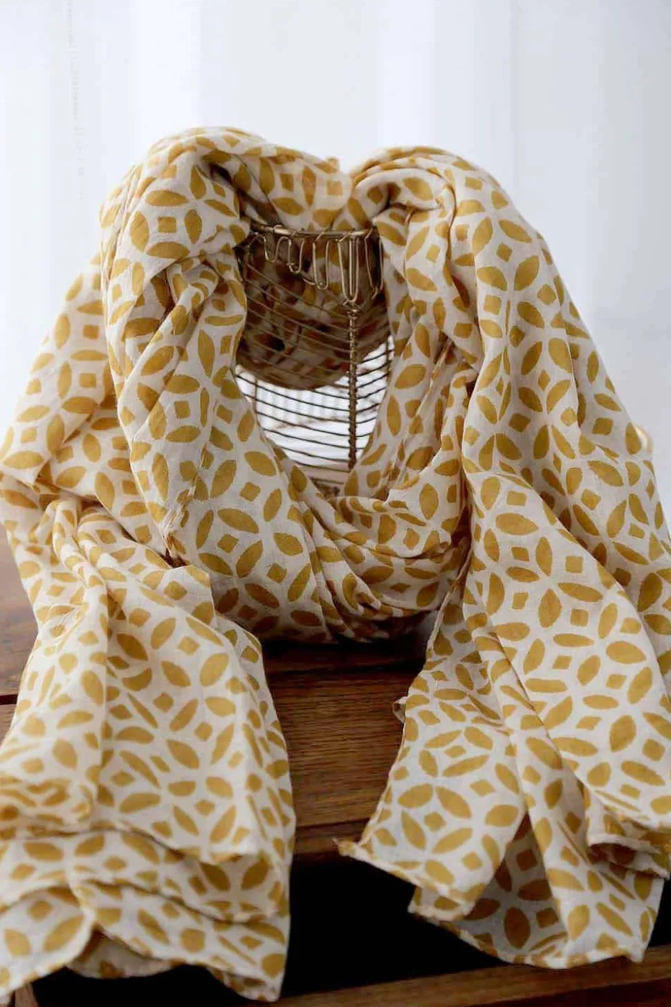 Foulard Homme Jaune Austin