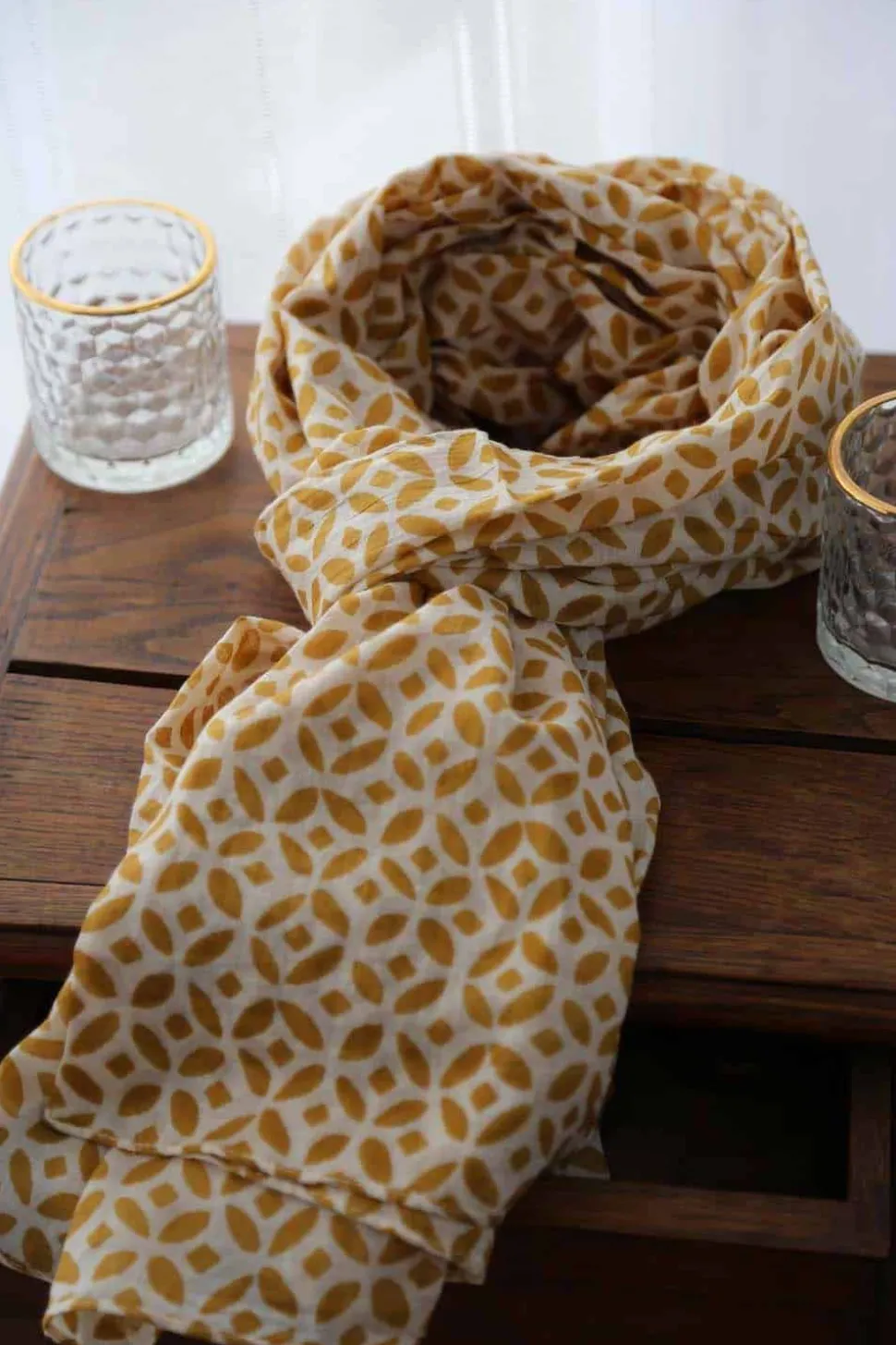 Foulard Homme Jaune Austin