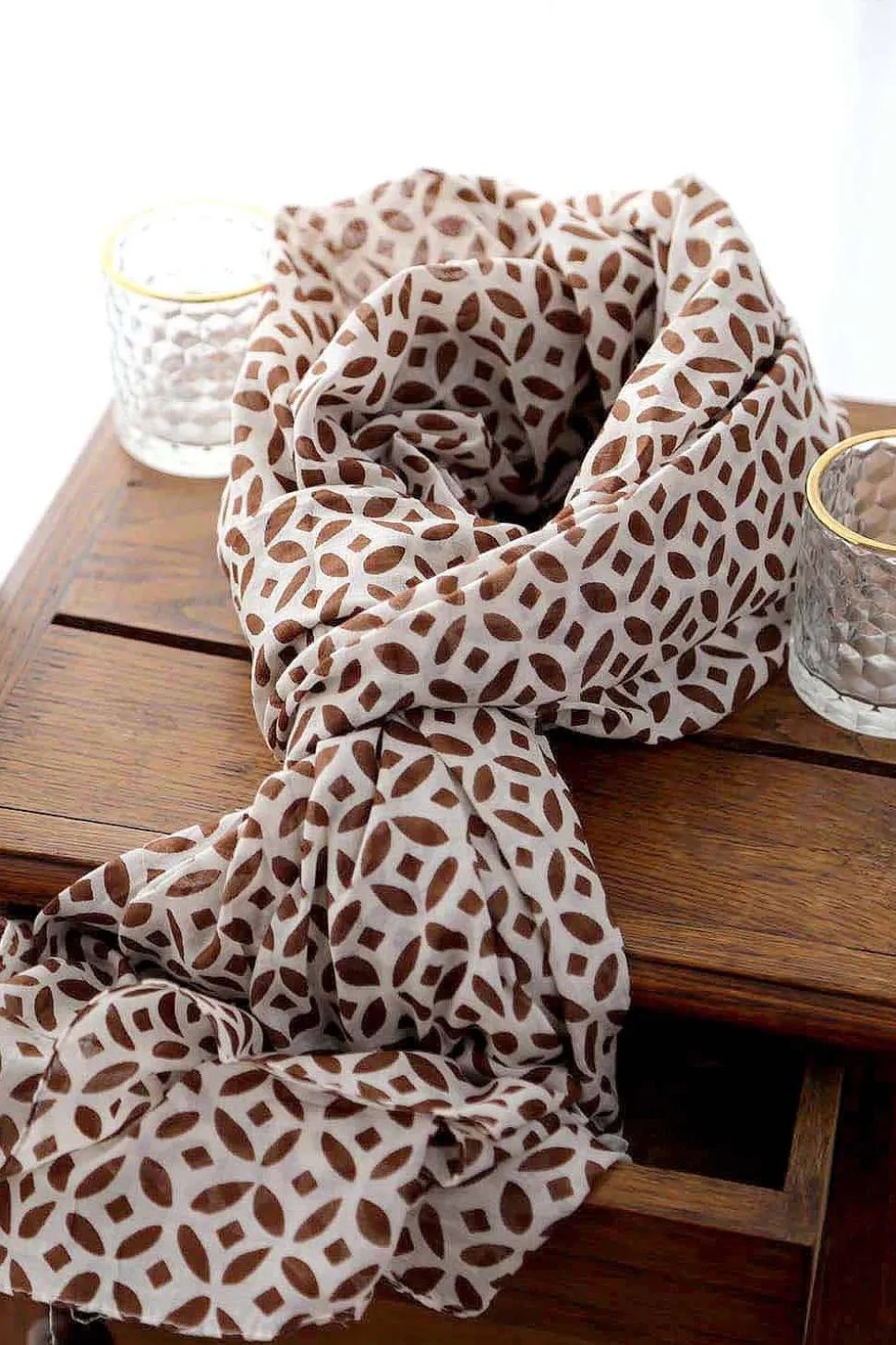 Foulard Homme Marron Austin