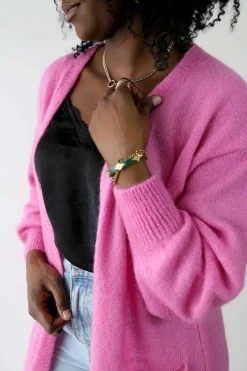 Gilet Long Rose Dan