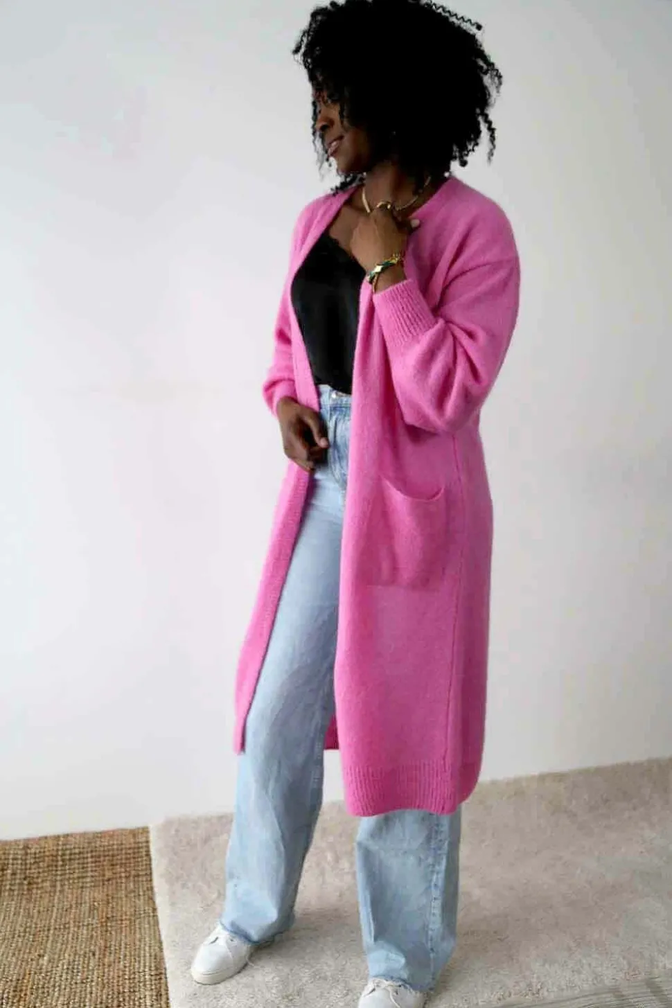 Gilet Long Rose Dan