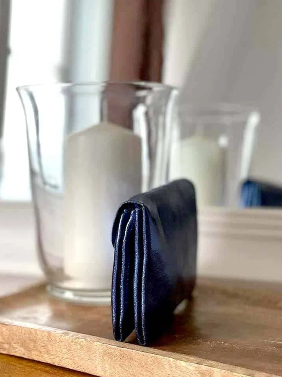 Porte-Cartes Bleu Efyra
