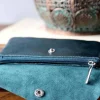Porte-Cartes Bleu Petrole Lorna