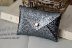 Porte-Cartes En Cuir Anthracite Ayden