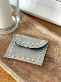 Porte-Cartes Gris Argent Dexie