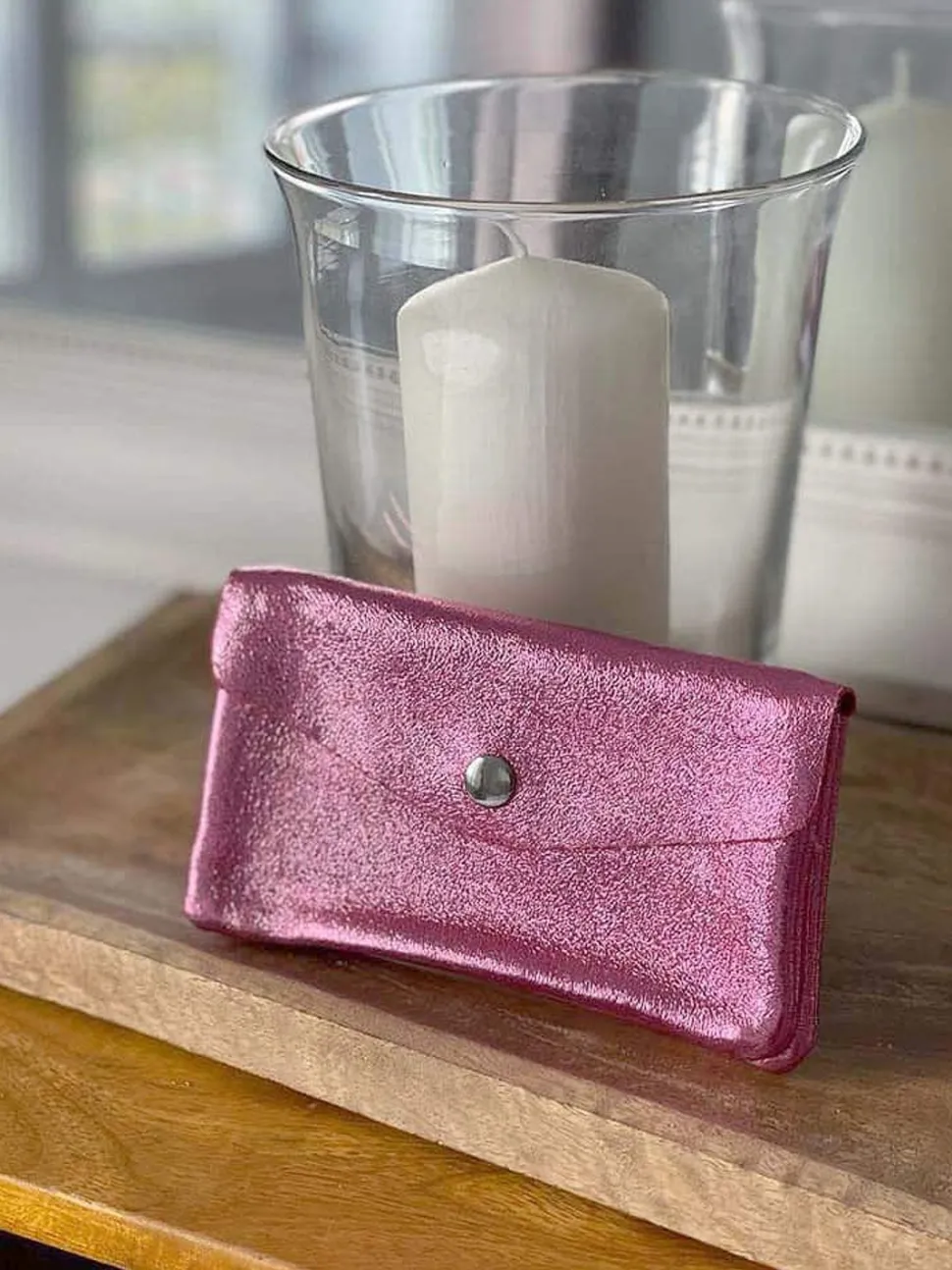 Porte-Cartes Rose Lorna