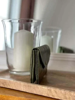 Porte-Cartes Vert Kaki Efyra