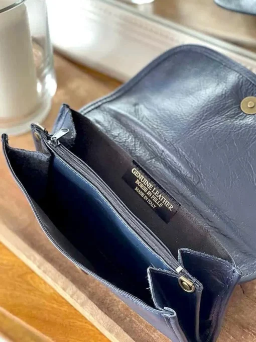Portefeuille Compagnon Bleu Marine Maelle