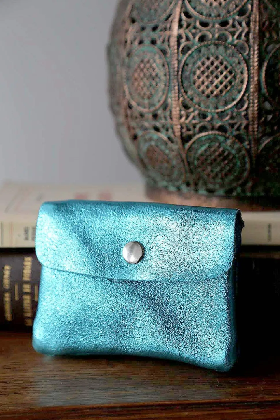 Porte-Monnaie Bleu Awa