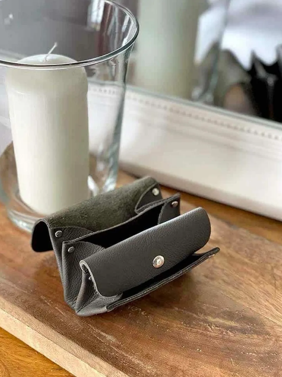 Porte-Monnaie Gris Anthracite Deepa
