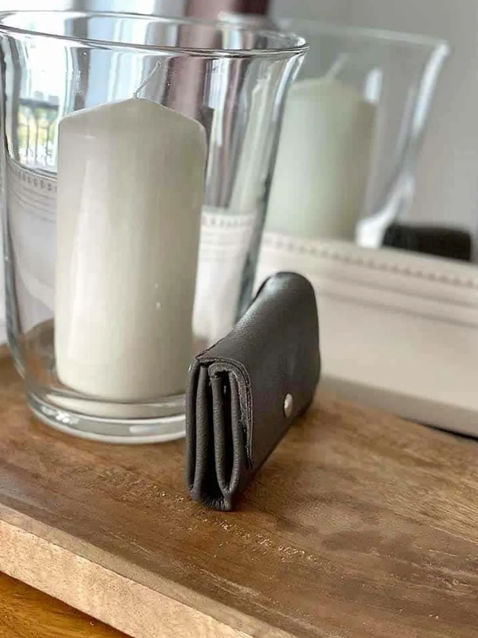 Porte-Monnaie Gris Anthracite Deepa