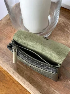 Porte-Monnaie Vert Kaki Anissa