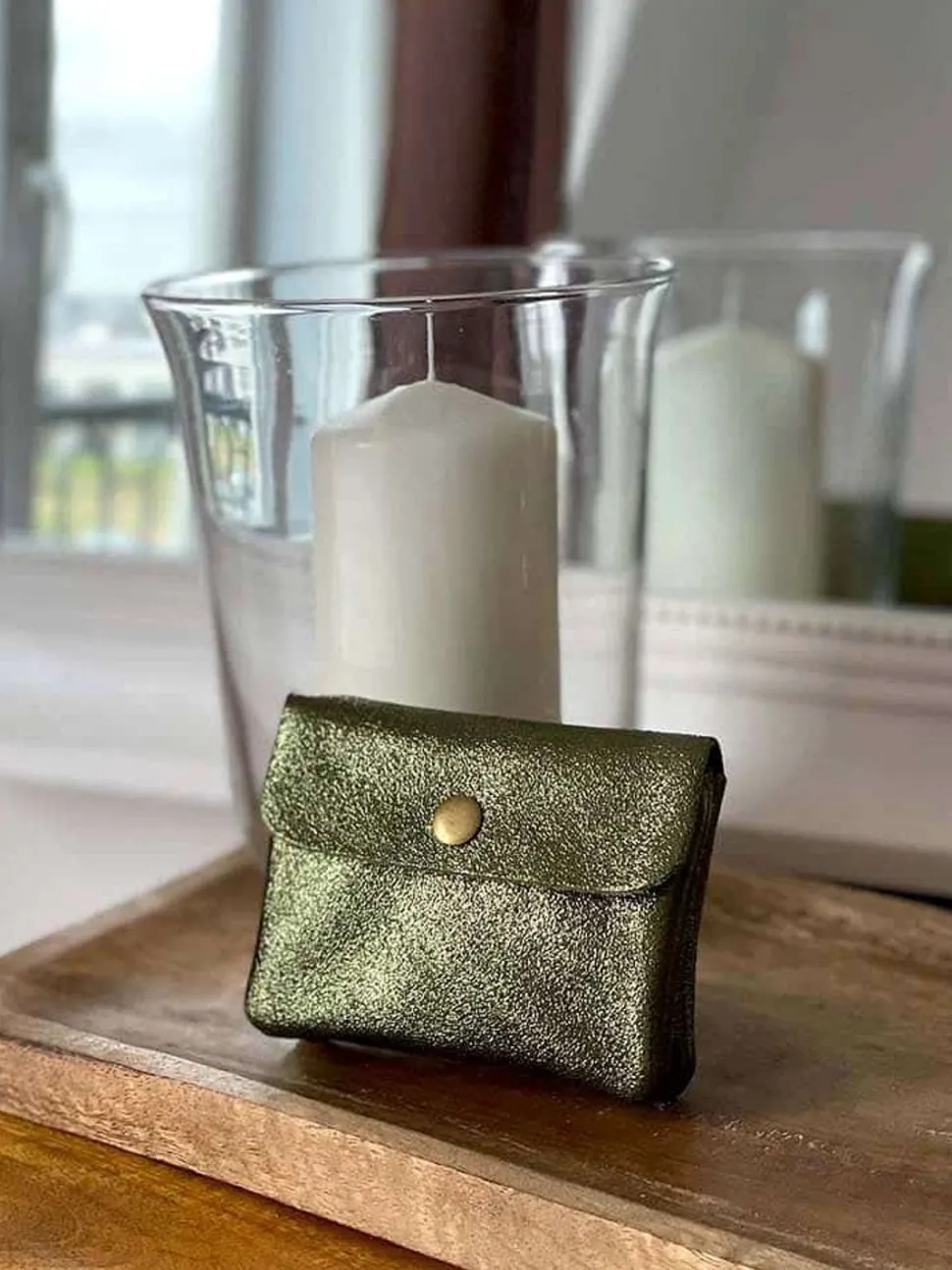 Porte-Monnaie Vert Kaki Anissa