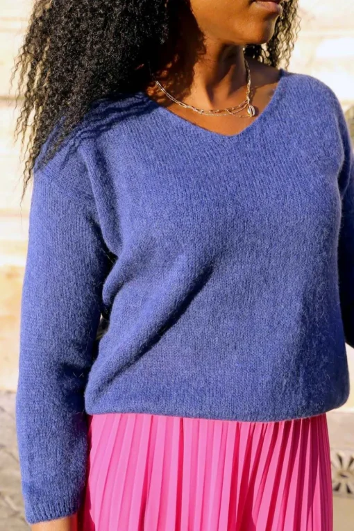 Pull Bleu Encre Elise