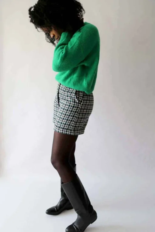 Pull Mohair Vert Coline