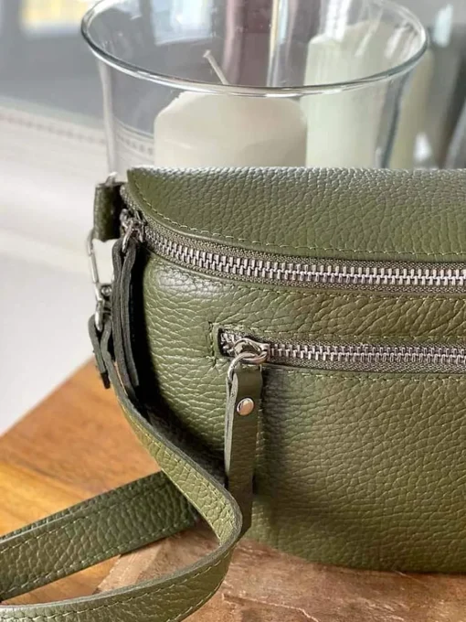Sac Banane Vert Kaki Chelby