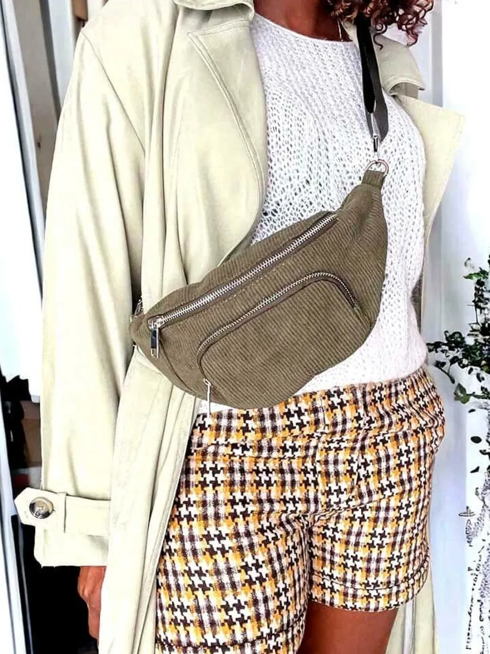 Sac Banane Vert Kaki Estela