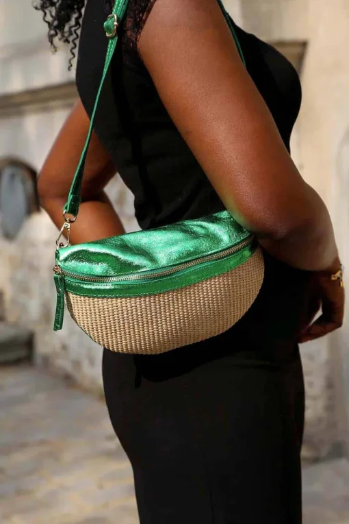 Sac Banane Vert Mila