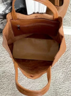 Sac Marron Camel Agata