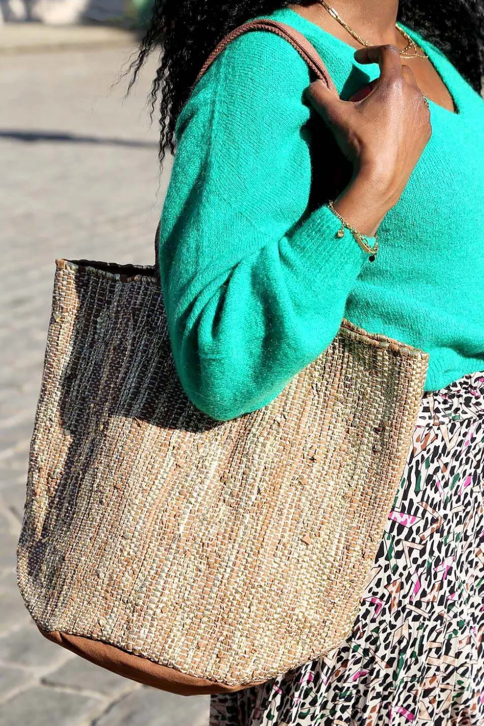 Sac Marron Sable Dore Steff