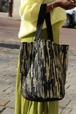 Sac Noir Dore Lany